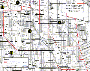 SFV City District 12 Map